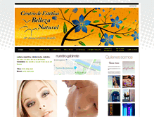 Tablet Screenshot of esteticabellezanatural.com